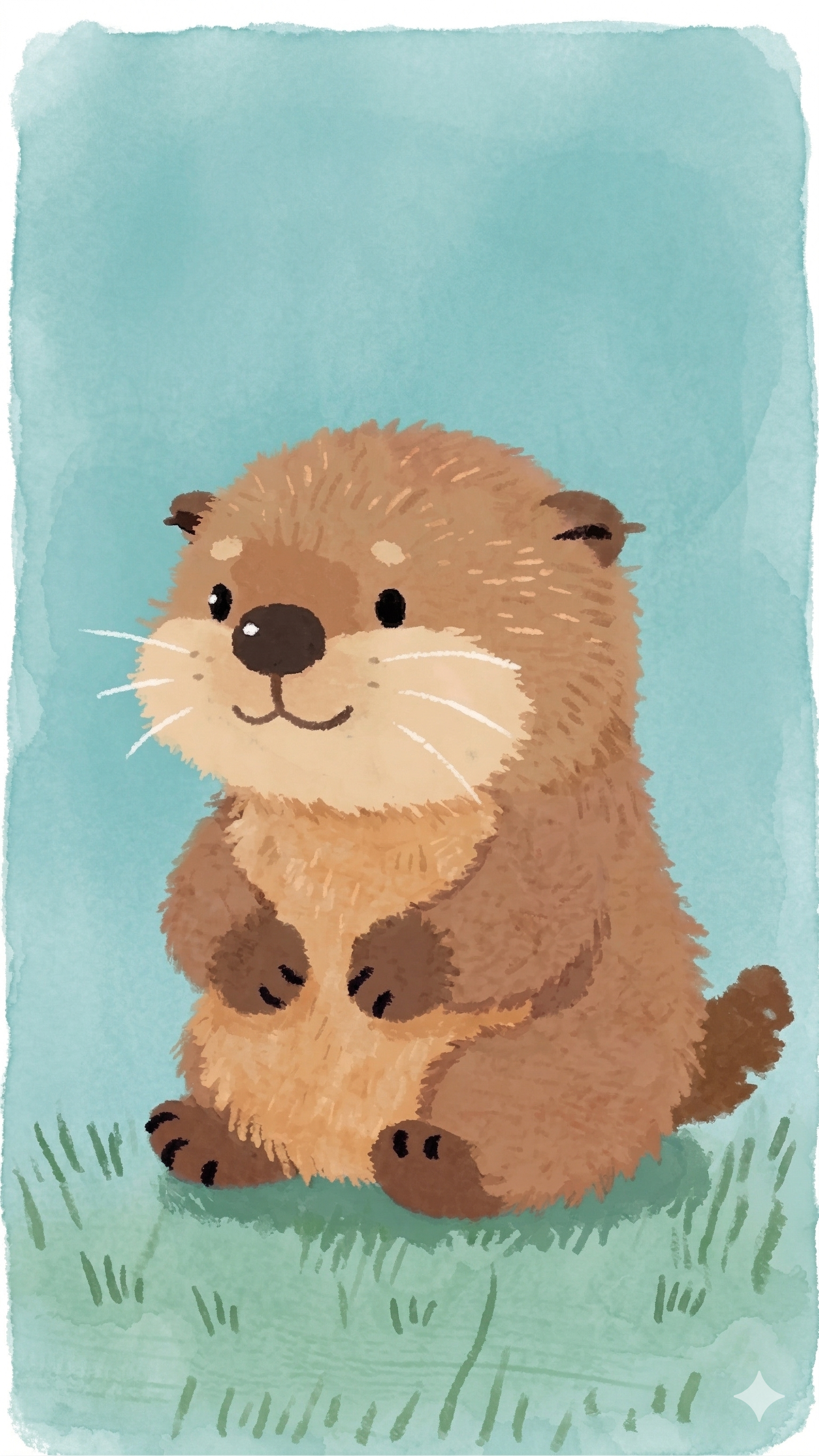Otter illustration slide 2